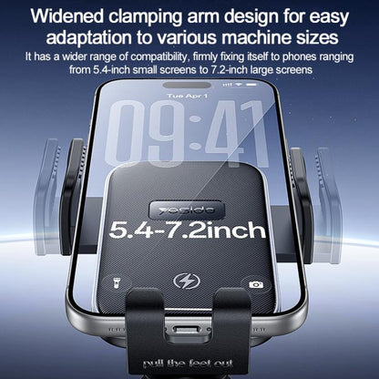 Yesido C318 15W Car Air Vent Clip Wireless Fast Charging Phone Holder, C318