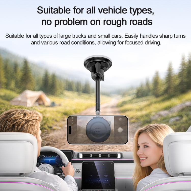 Yesido C322 15W Car Suction Cup Strong Magnetic Wireless Fast Charging Phone Shooting Holder Standard Version, C322