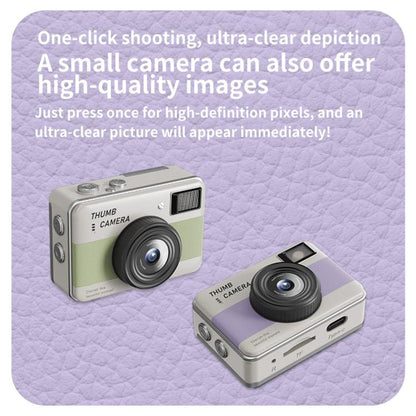 Y11 Macaron Dual-Color CCD 16X Zoom Mini Digital Camera for Kids with 180 Degree Flip Selfie Screen