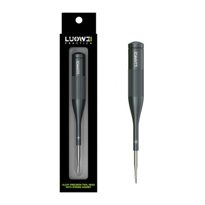 LUOWEI Tomahawk Super Hard Strong Magnetic S2 Screwdriver, Y-shaped 0.7, Hexagon T2, Cross 1.2, Five Stars 0.8, Medium Plate 2.5, 5 in 1 Set