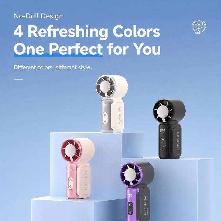 K813 Mini High Speed ??Cooling Fan with Digital Display