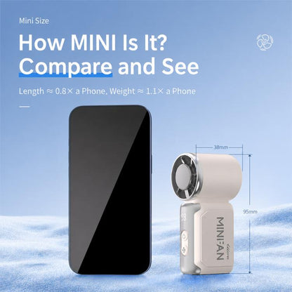 K813 Mini High Speed ??Cooling Fan with Digital Display