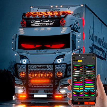 2pcs 16 x 96 Plus Pixels  Ultra-Thin Waterproof Programmable LED Flexible Matrix Display Screen, USB