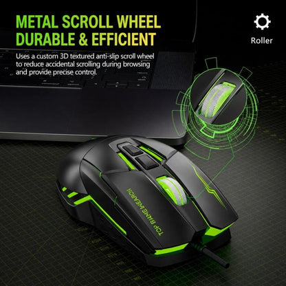 SHIPADOO G7 7D 8800DPI Gaming Colorful USB Wired Mouse