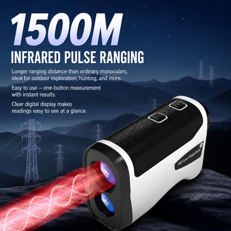 Handheld HD Laser Speedometer Rangefinder Distance Meter, 400m, 600m, 800m, 1000m, 1200m, 1500m