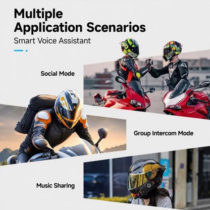 Noise Reduction Motorcycle Helmet Waterproof Wireless Bluetooth Earphone
