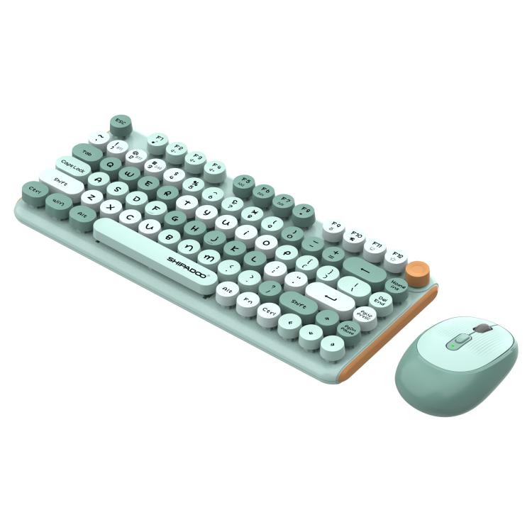 SHIPADOO W688 2.4G + BT 1600 DPI Wireless Keyboard Mouse Set