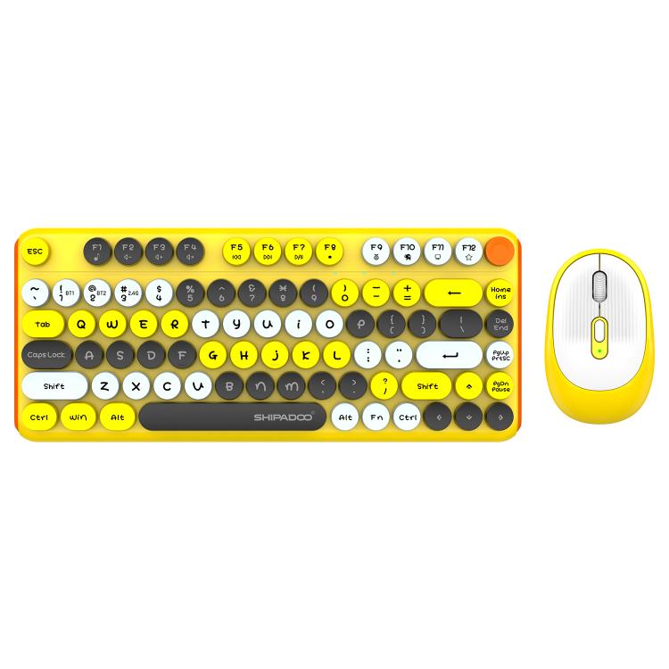 SHIPADOO W688 2.4G + BT 1600 DPI Wireless Keyboard Mouse Set