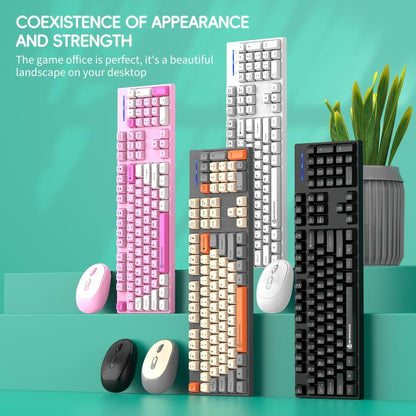 SHIPADOO W1060 2.4G 1600 DPI Wireless Keyboard Mouse Set