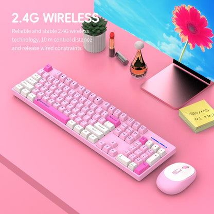 SHIPADOO W1060 2.4G 1600 DPI Wireless Keyboard Mouse Set