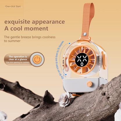F8 Transparent Emoticon Mini Desktop Fan