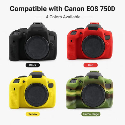 Soft Silicone Camera Protective Case, For Canon EOS 750D