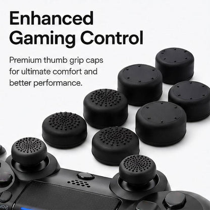 XDcase 8pcs Silicone Anti-Slip Joystick Cap Stackable Cover for PS5 / Switch Pro / Xbox 360 Gamepad