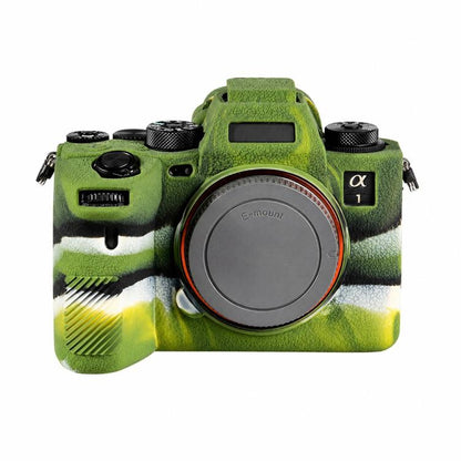 Litchi Texture Soft Silicone Camera Protective Case, For Sony ILCE-1 / A1 / Alpha 1