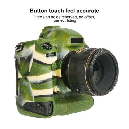 Litchi Texture Soft Silicone Camera Protective Case, For Nikon D5