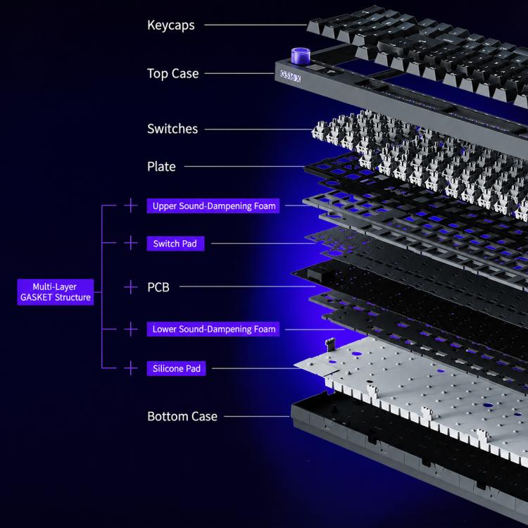 Logitech G316 8K Custom Mechanical Gaming Keyboard Esports Edition with Tactile Switches, Tactile Switches