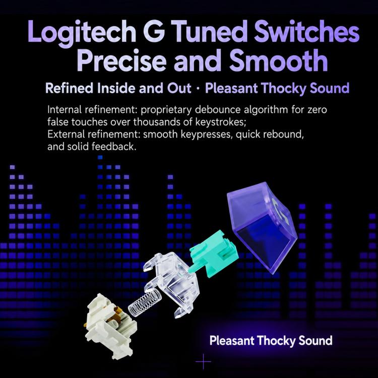 Logitech G316 8K Custom Mechanical Gaming Keyboard Esports Edition with Tactile Switches, Tactile Switches