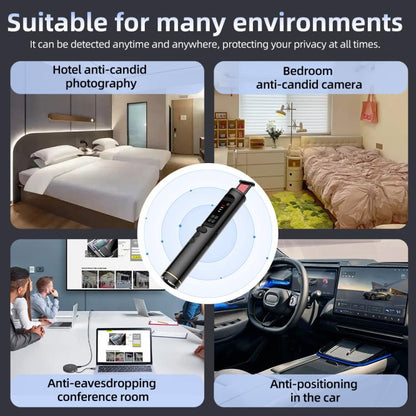 T015 Hidden Camera Detector Anti-Camera Bug Finder RF GPS Tracker Detector Signal Scanner, T015