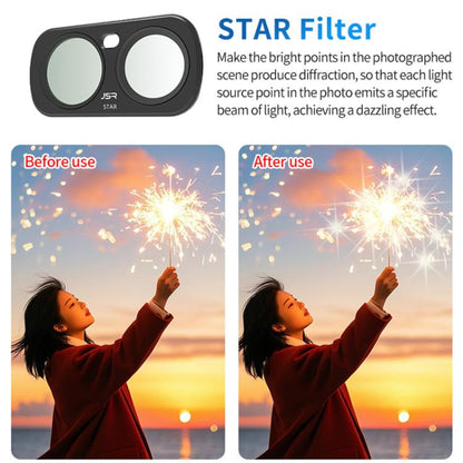 For Insta 360 Luna Ultra JSR CB Series Magnetic Camera Lens Filter, UV, CPL, ND8, ND16, ND32, ND64, STAR, NIGHT, Black Mist 1/4, 3 in 1 UV ND, 4 in 1 ND8-64, 4 in 1 CPL ND, 3 in 1 ND8-32, 6 in 1 ND UV CPL, 8 in 1 Mixed Filter, 12 in 1 Mixed Filter