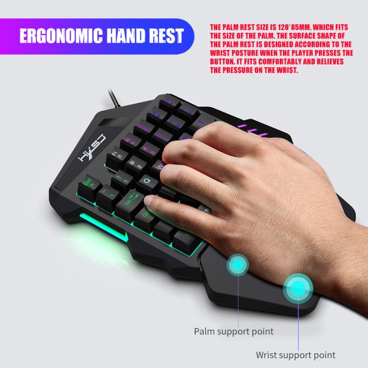 HXSJ Master-P5+V100+A869 Gaming Keyboard and Mouse Adapter Set for PS5, Master-P5+V100+A869