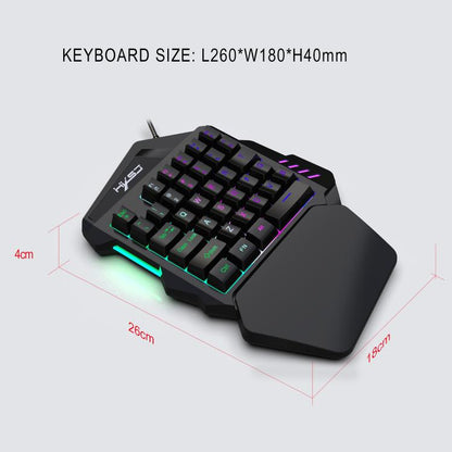 HXSJ Master-P5+V100+H300 Gaming Keyboard and Mouse Adapter Set for PS5, Master-P5+V100+H300