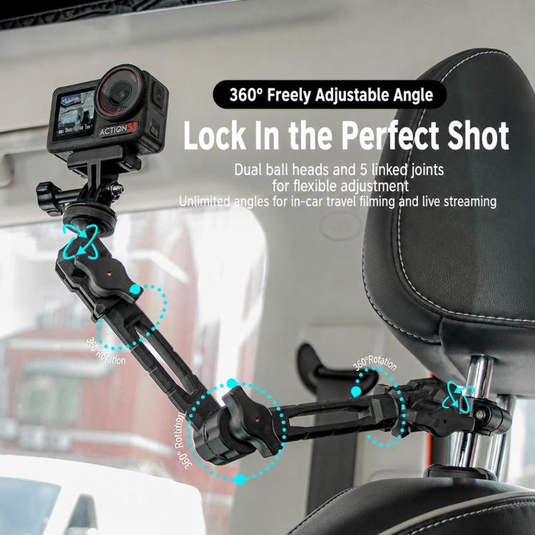 O-Type Magic Arm Mount 1/4 inch Ball Head Bracket, Magic Arm, Magic Arm with Adapter