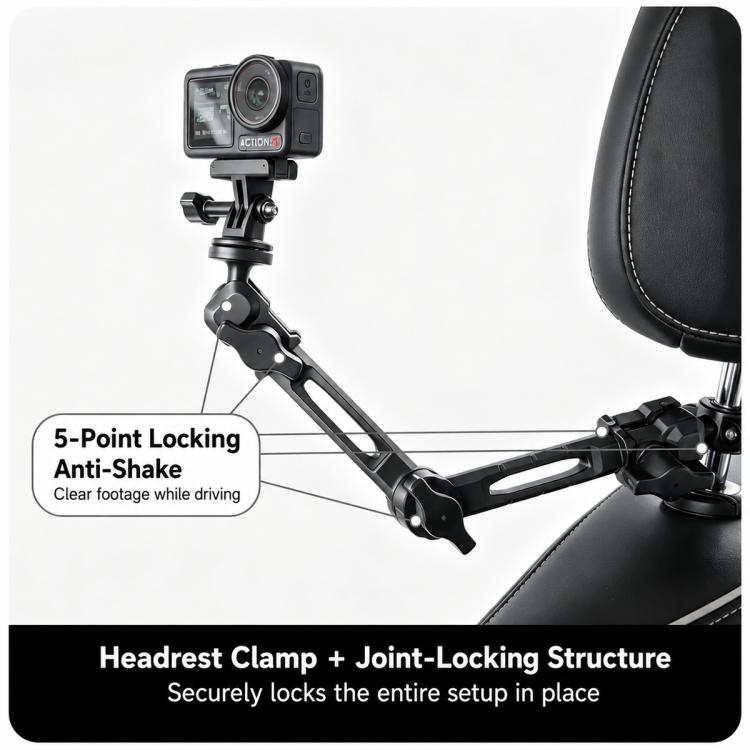 O-Type Magic Arm Mount 1/4 inch Ball Head Bracket, Magic Arm, Magic Arm with Adapter