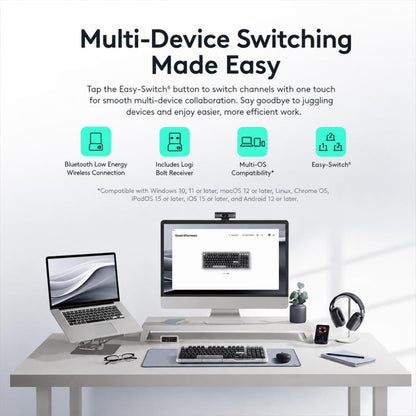 Logitech ALTO KEYS K98M Plus Custom Tri-Mode Wireless Mechanical Keyboard