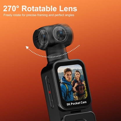 K28 1.69 inch IPS Screen 5K High Definition Video Recording Gimbal Camera