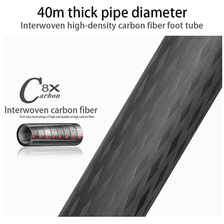 BEXIN ST364C Rugged Camcorder Photographic Carbon Fiber Big Tripod, Max Tube: 36mm, ST364C