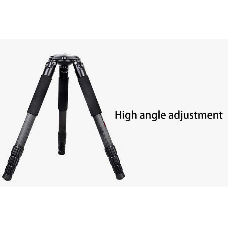 BEXIN ST364C Rugged Camcorder Photographic Carbon Fiber Big Tripod, Max Tube: 36mm, ST364C