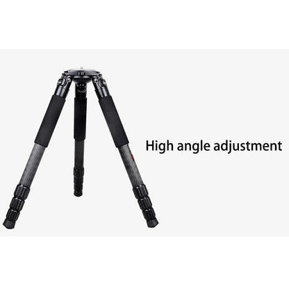 BEXIN ST364C Rugged Camcorder Photographic Carbon Fiber Big Tripod, Max Tube: 36mm, ST364C