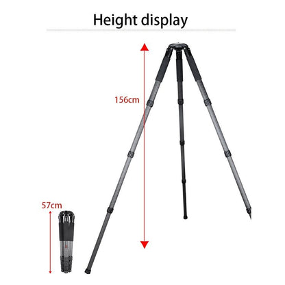 BEXIN ST364C Rugged Camcorder Photographic Carbon Fiber Big Tripod, Max Tube: 36mm, ST364C