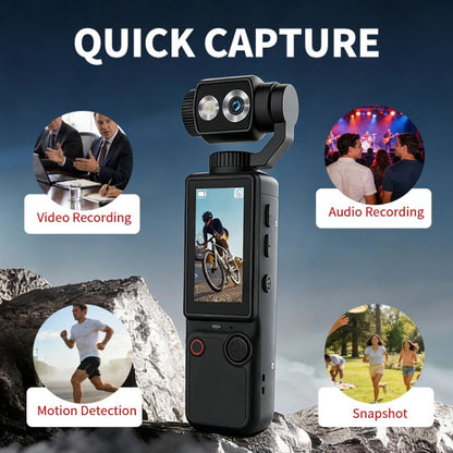 Q8 2 inch IPS Screen 4K Portable Multifunctional Camera