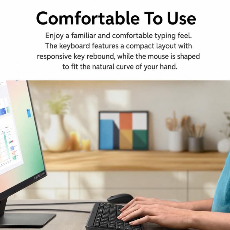 Logitech MK106 Wired Keyboard and Wired Mouse Combo