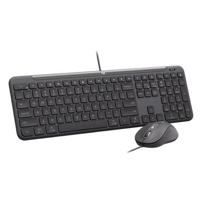 Logitech MK620 Signature Slim Wired Keyboard and Wired Mouse Combo for Business