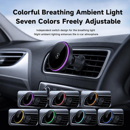 T1 15W Magnetic Wireless Charging Car Air Vent Phone Holder