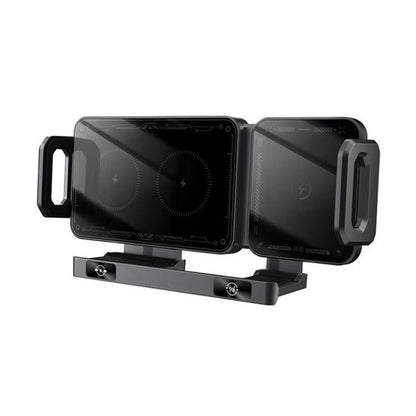 X06 Foldable Screen 15W Wireless Charger Rotating Navigation Bracket, Bat Bracket, Grey Bracket + Tripod, Black Bracket + Tripod, Black Bracket + Suction Cup, Only Black Bracket, Grey Bracket + Suction Cup, Only Grey Bracket