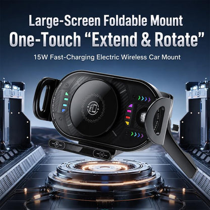 A3 15W Car Electric Wireless Fast Charging Rotating Bracket, A3 Bracket + Air Vent Base, A3 Bracket + Suction cup, A3 Bracket + Dual Base