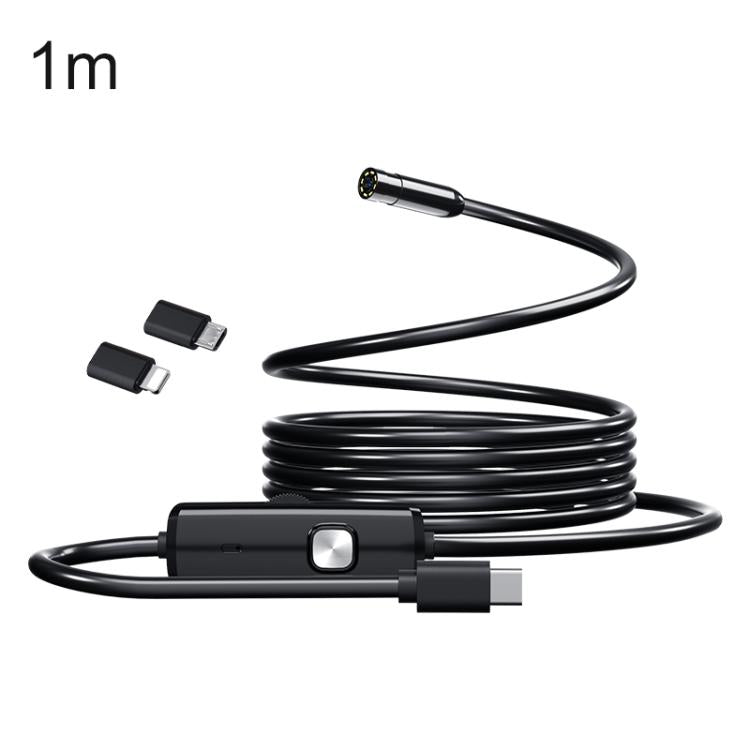 AN112T Type-C, Micro USB and 8 Pin IP67 8LEDs 5.5mm Industry Digital Endoscope, 1m Flexible Cable, 2m Flexible Cable, 3.5m Flexible Cable, 5m Flexible Cable, 10m Flexible Cable, 1m Hard Cable, 2m Hard Cable, 3.5m Hard Cable, 5m Hard Cable, 10m Hard Cable