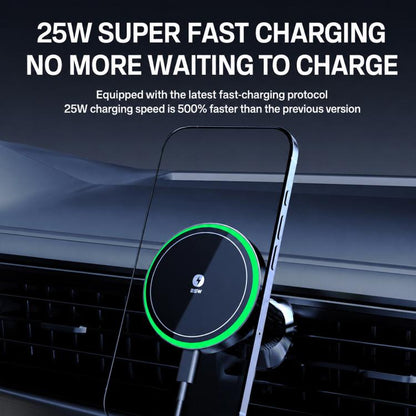 T14 Magnetic Cooling Wireless Fast Charger Car Air Outlet Holder, T14 Air-Cooled, T14 Air-Cooled Qi 2.2 Certification