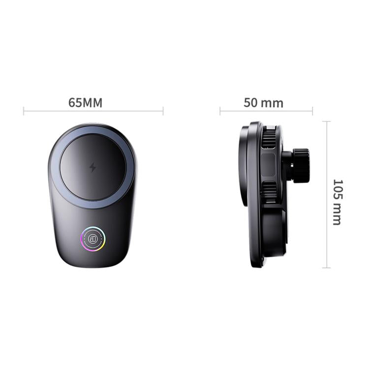 T16 Rotating Magnetic Wireless Charging Car Air Vent Phone Holder