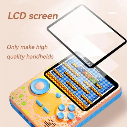 G6 3.5 Inch Screen Handheld Game Console Video Gaming Machine for Kids, Single, Double