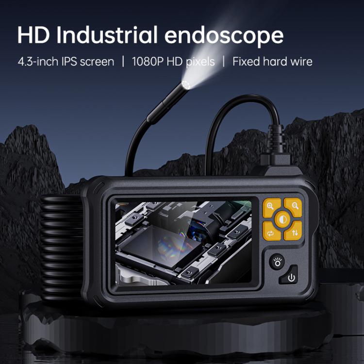 P100A 4.3 inch IPS HD Screen 8mm Industry Digital Endoscope, 1m Hard Cable Single-lens, 5m Hard Cable Single-lens, 10m Hard Cable Single-lens, 1m Hard Cable Dual-lens, 5m Hard Cable Dual-lens, 10m Hard Cable Dual-lens