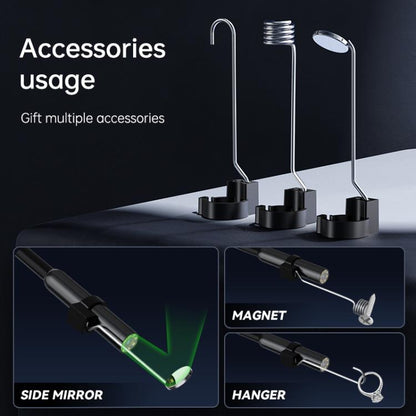 P100A 4.3 inch IPS HD Screen 8mm Industry Digital Endoscope, 1m Hard Cable Single-lens, 5m Hard Cable Single-lens, 10m Hard Cable Single-lens, 1m Hard Cable Dual-lens, 5m Hard Cable Dual-lens, 10m Hard Cable Dual-lens