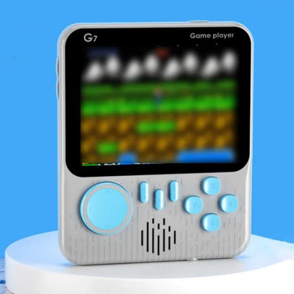 G7 3.5 inch Screen Portable Retro Nostalgic Games Console Built-in 666 Games, Single, Double