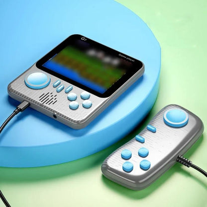 G7 3.5 inch Screen Portable Retro Nostalgic Games Console Built-in 666 Games, Single, Double