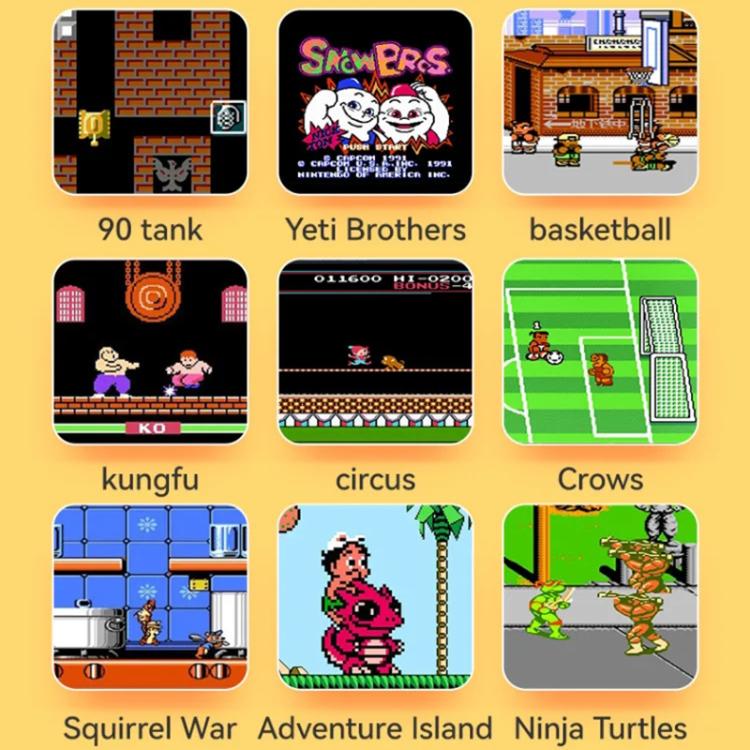 G7 3.5 inch Screen Portable Retro Nostalgic Games Console Built-in 666 Games, Single, Double
