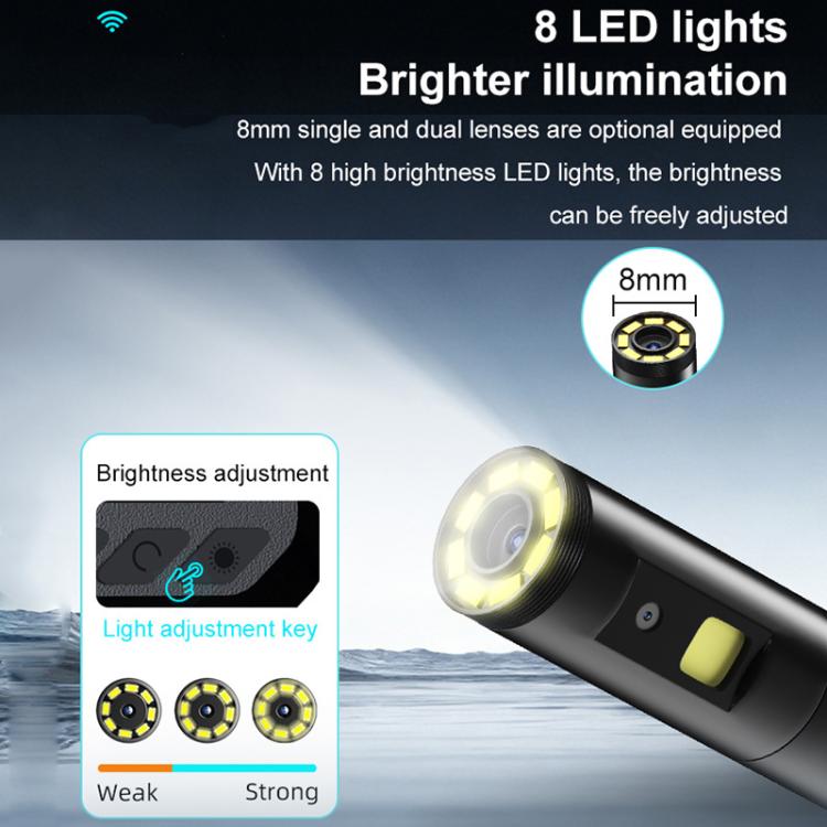 P280 5 inch HD Screen 8mm Industry Digital Endoscope, 2m Hard Cable Single-lens, 5m Hard Cable Single-lens, 10m Hard Cable Single-lens, 2m Hard Cable Dual-lens, 5m Hard Cable Dual-lens, 10m Hard Cable Dual-lens