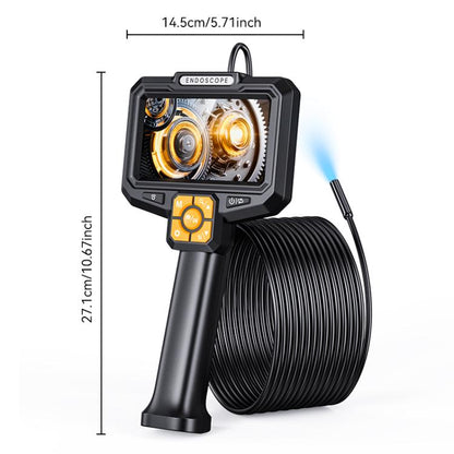 S11 5 inch IPS HD Screen 8mm Industry Digital Endoscope, 1m Hard Cable Single-lens, 5m Hard Cable Single-lens, 10m Hard Cable Single-lens, 1m Hard Cable Dual-lens, 5m Hard Cable Dual-lens, 10m Hard Cable Dual-lens
